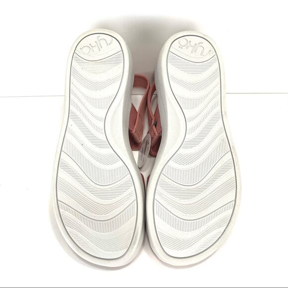 Ryka Azara Knit Sandal Size 8.5 Rose/Tan Platform Wedge Lightweight Open Toe New - Picture 15 of 16